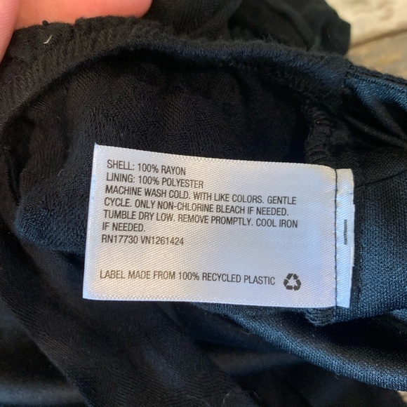 Xhiliration | Black 100% Rayon Jumpsuit - Picture 5 of 5